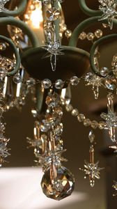 Preview wallpaper chandeliers, lighting, glass, beautiful