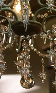 Preview wallpaper chandeliers, lighting, glass, beautiful