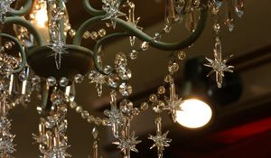 Preview wallpaper chandeliers, lighting, glass, beautiful