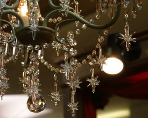 Preview wallpaper chandeliers, lighting, glass, beautiful