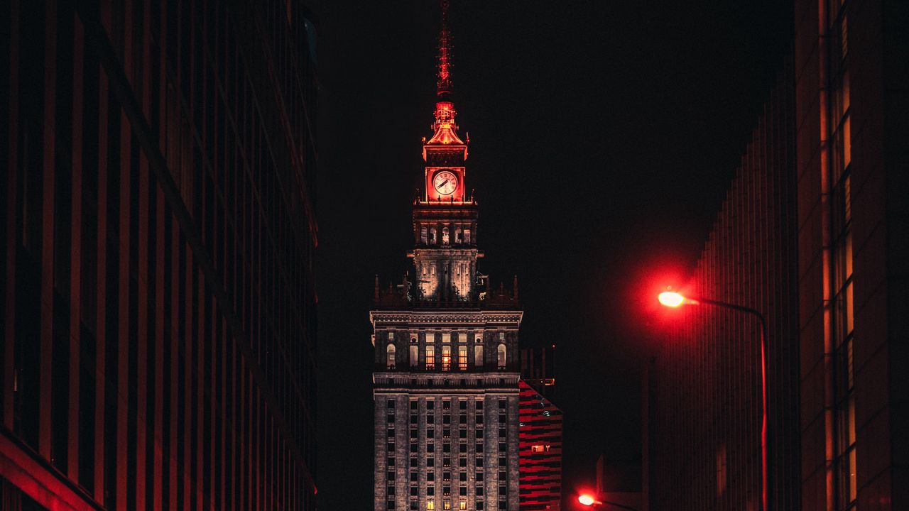 Wallpaper chapel, architecture, city, tower, cars