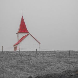 Preview wallpaper chapel, building, facade, grass