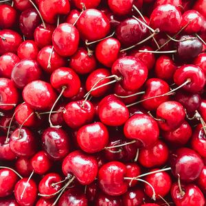 Preview wallpaper cherries, berries, red, ripe, harvest