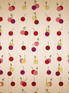 Preview wallpaper cherry, background, pattern, surface, texture