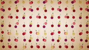 Preview wallpaper cherry, background, pattern, surface, texture