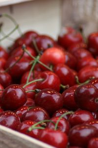 Preview wallpaper cherry, berries, food, red