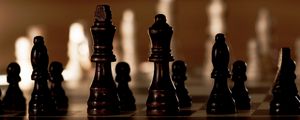 Preview wallpaper chess, board, pieces, king, queen, game