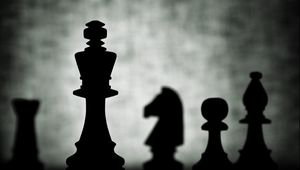 Preview wallpaper chess, figures, dark, game, king