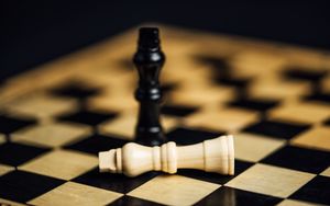 Preview wallpaper chess, figures, game, move