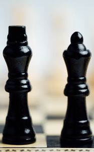 Preview wallpaper chess, pieces, king, queen, game, games, gaming