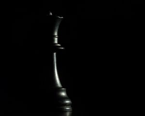 Preview wallpaper chess, queen, figure, game, games, black