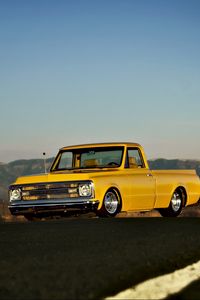 Preview wallpaper chevrolet, c10, 1969, front view