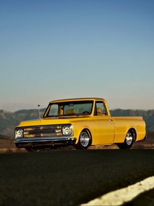 Preview wallpaper chevrolet, c10, 1969, front view
