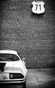Preview wallpaper chevrolet camaro z28, chevrolet, car, white, back view