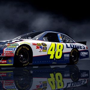 Preview wallpaper chevrolet, car, nascar, lights, background