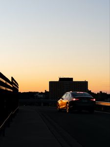 Preview wallpaper chevrolet, car, road, building