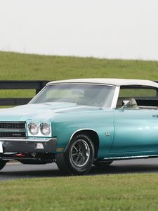 Preview wallpaper chevrolet, chevelle, 1970, side view