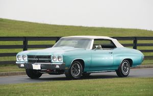 Preview wallpaper chevrolet, chevelle, 1970, side view