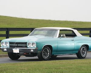 Preview wallpaper chevrolet, chevelle, 1970, side view