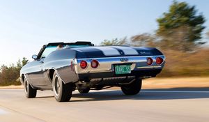 Preview wallpaper chevrolet, chevelle, malibu, ss, convertible