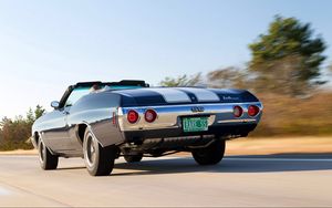 Preview wallpaper chevrolet, chevelle, malibu, ss, convertible