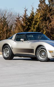 Preview wallpaper chevrolet, corvette, 1982, car, side view