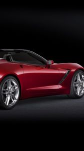 Preview wallpaper chevrolet corvette, auto, black, stylish