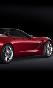 Preview wallpaper chevrolet corvette, auto, black, stylish