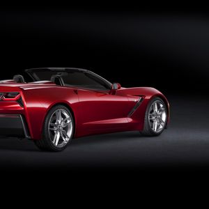 Preview wallpaper chevrolet corvette, auto, black, stylish