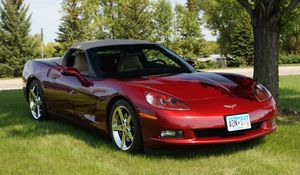 Preview wallpaper chevrolet corvette, chevrolet, car, red