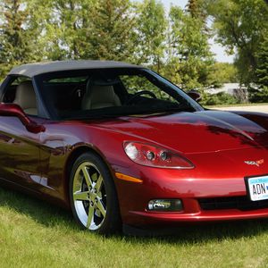 Preview wallpaper chevrolet corvette, chevrolet, car, red