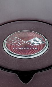 Preview wallpaper chevrolet, corvette, logo