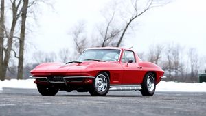 Preview wallpaper chevrolet, corvette, sting ray, l71, 1967