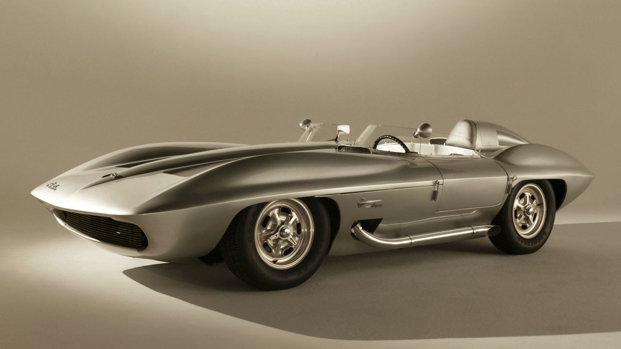 Wallpaper chevrolet, corvette, stingray, concept car, 1959