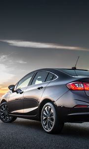 Preview wallpaper chevrolet, cruze, side view, black