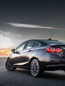 Preview wallpaper chevrolet, cruze, side view, black