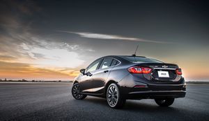 Preview wallpaper chevrolet, cruze, side view, black