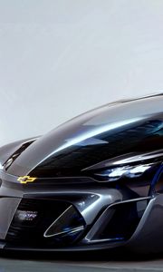 Preview wallpaper chevrolet, fnr, concept, 2015, side view, supercar