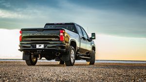 Preview wallpaper chevrolet silverado, chevrolet, car, suv, back view