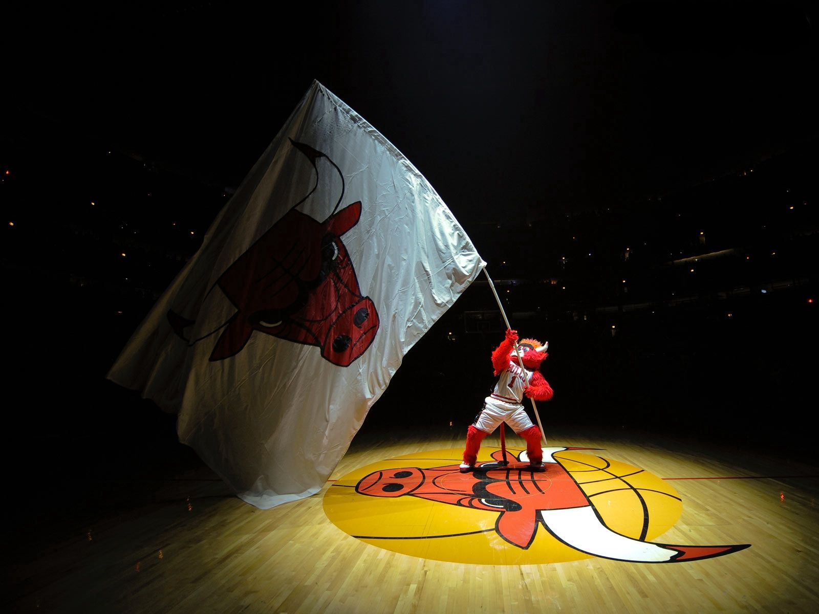 Download wallpaper 1600x1200 chicago bulls, basketball, emblem, symbol