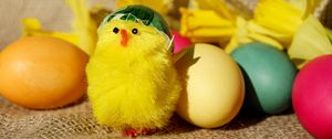 Preview wallpaper chick, eggs, easter