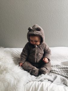 Preview wallpaper child, costume, cute, bear cub, childhood