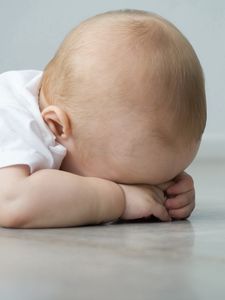 Preview wallpaper child, face, hands, baby, sleep