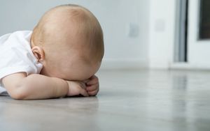 Preview wallpaper child, face, hands, baby, sleep