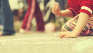 Preview wallpaper children, hand, play, touch