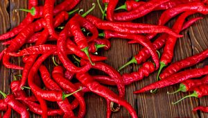 Preview wallpaper chili pepper, pepper, red, hot