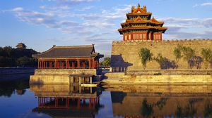Preview wallpaper china, building, water, architecture, design