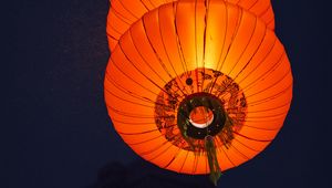 Preview wallpaper chinese lantern, flashlight, light, dark