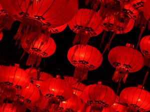 Preview wallpaper chinese lanterns, lanterns, red