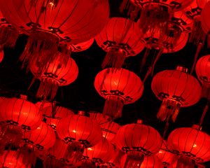 Preview wallpaper chinese lanterns, lanterns, red